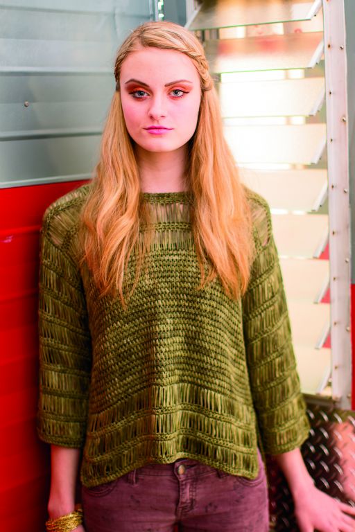 Argosy Top in Tencel Tape by Lily Chin; photo by Harper Point Photography